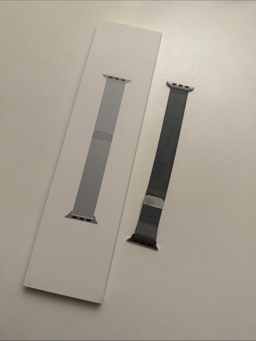 Apple Silver Milanese Loop Watch Band